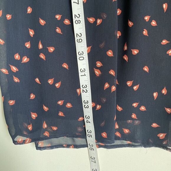 Hush Mini Fit & Flare Dress 14 Dark Floral Long Sleeve Romantic Coquette - Picture 5 of 9